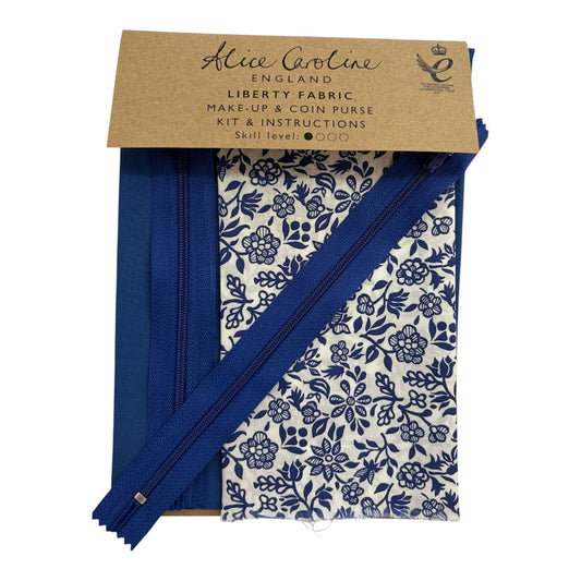 Alice Caroline Liberty Make up and Coin Purse Kit (Various Colours)