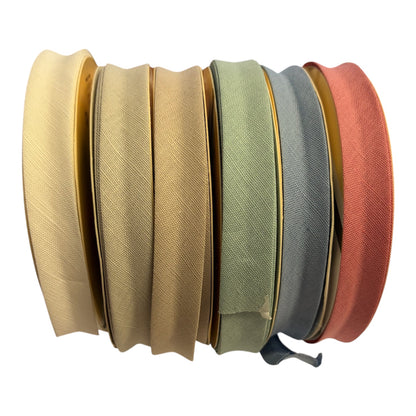18mm Byesta Linen Bias Binding (various colours, priced per 25cm)