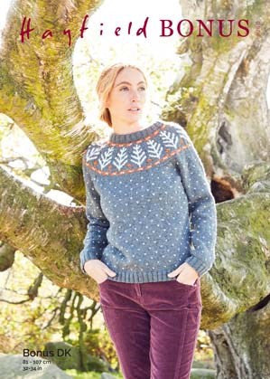 Hayfield 8290 Sweater Pattern DK