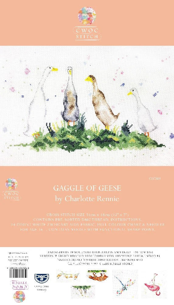 Gaggle of Geese Cross Stitch Kit