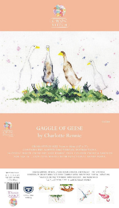 Gaggle of Geese Cross Stitch Kit