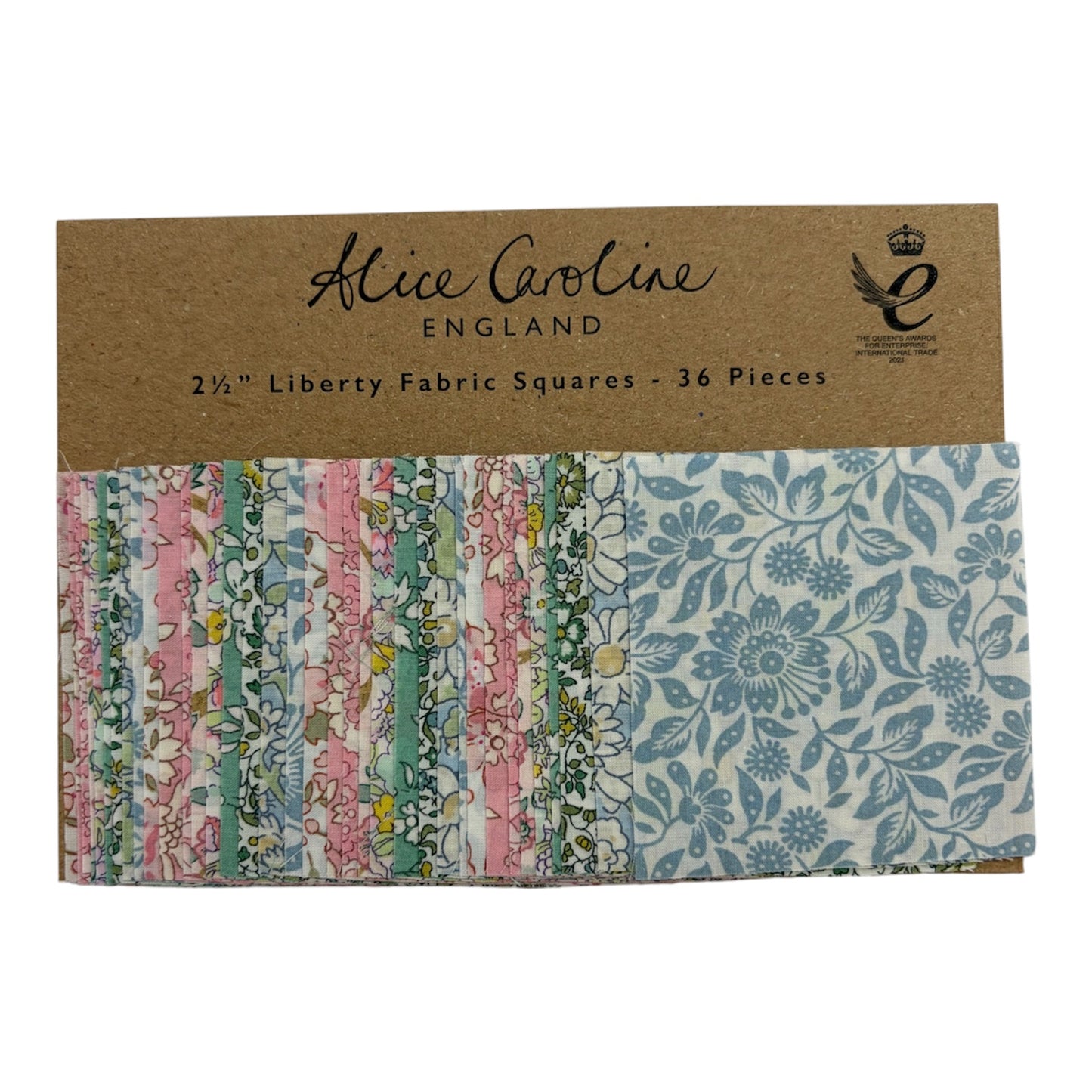 Alice Caroline Liberty 2.1/2” Fabric Squares 36pc (various colours)