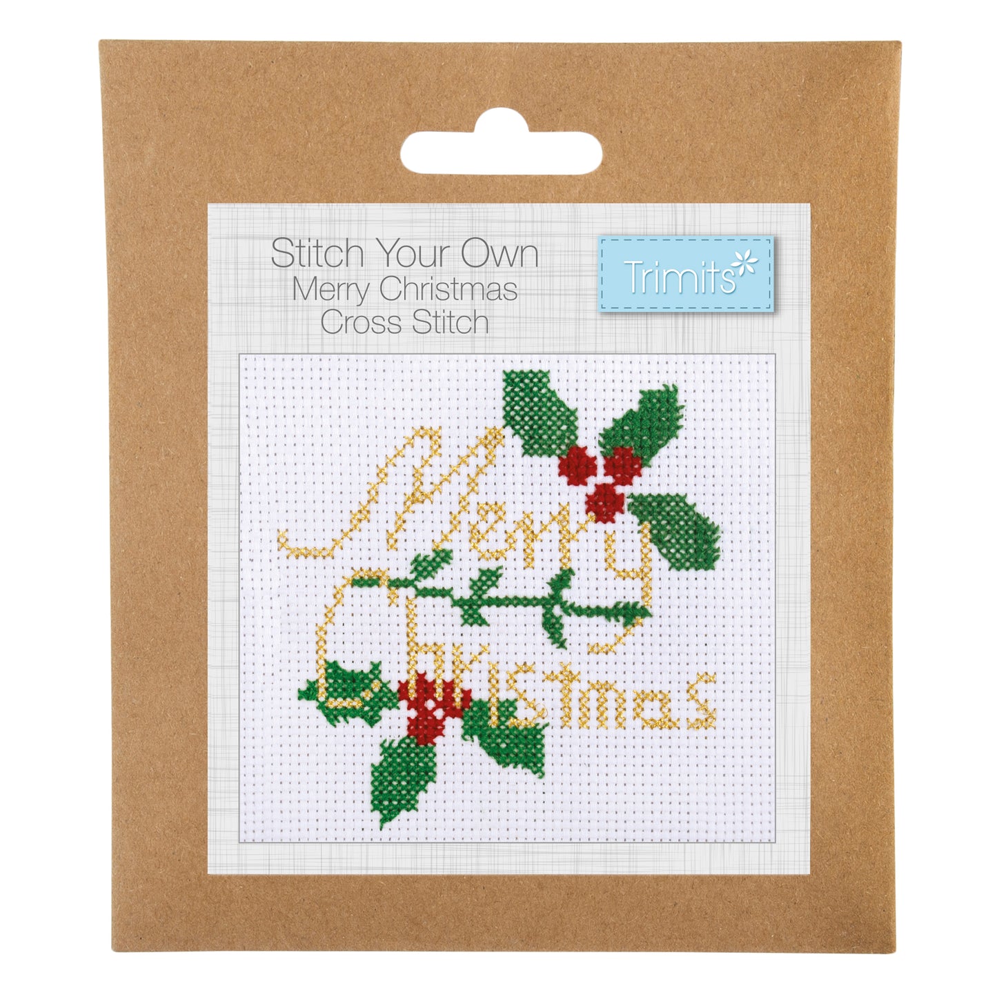 Trimits Merry Christmas Cross Stitch Kit (2 Styles)