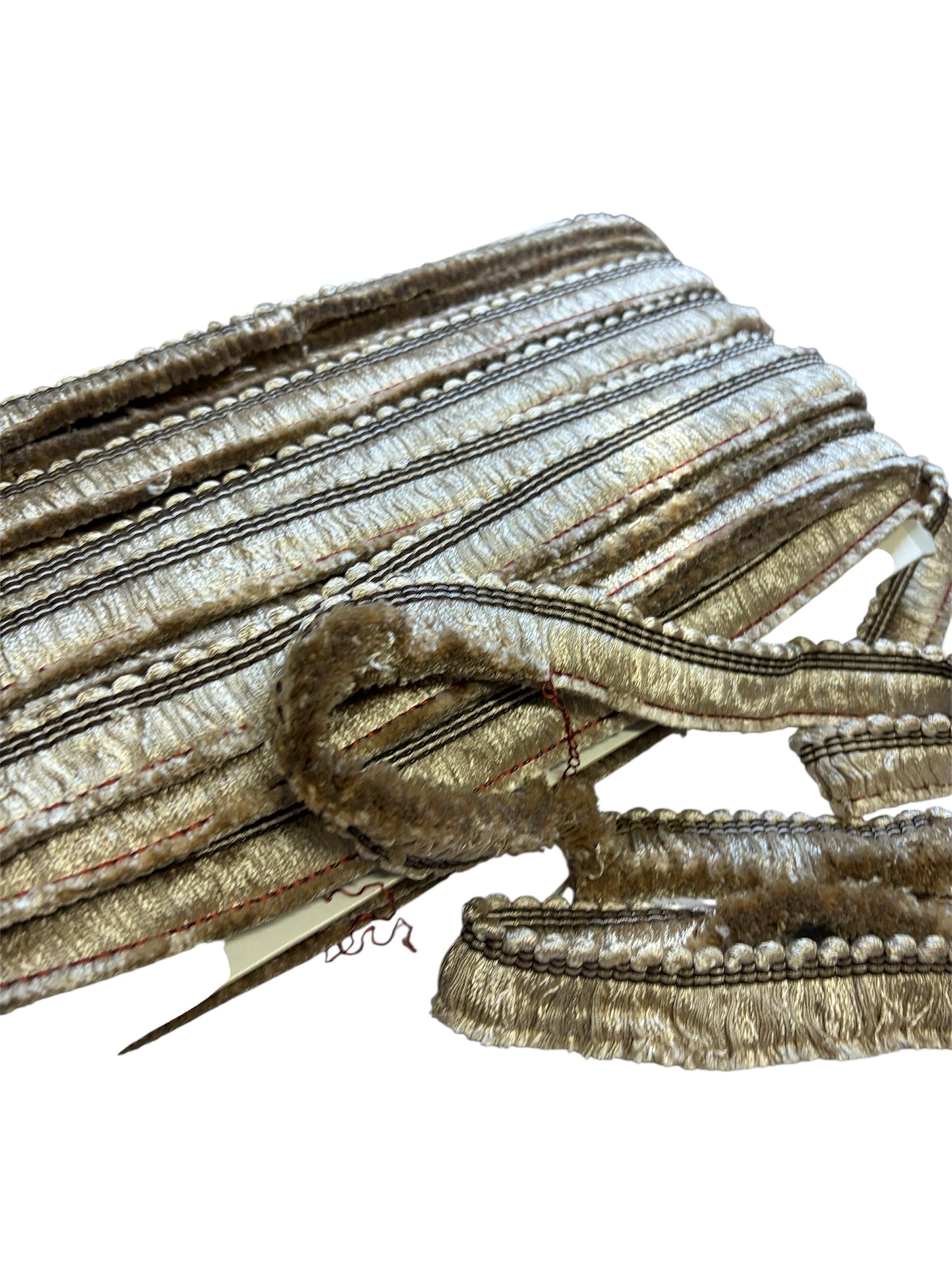 1” Lille Ruche/ Brush Fringe Trim - Various Colours (Price per 25cm)