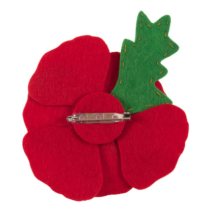 Trimits Felt Decoration Kit Poppy Brooch