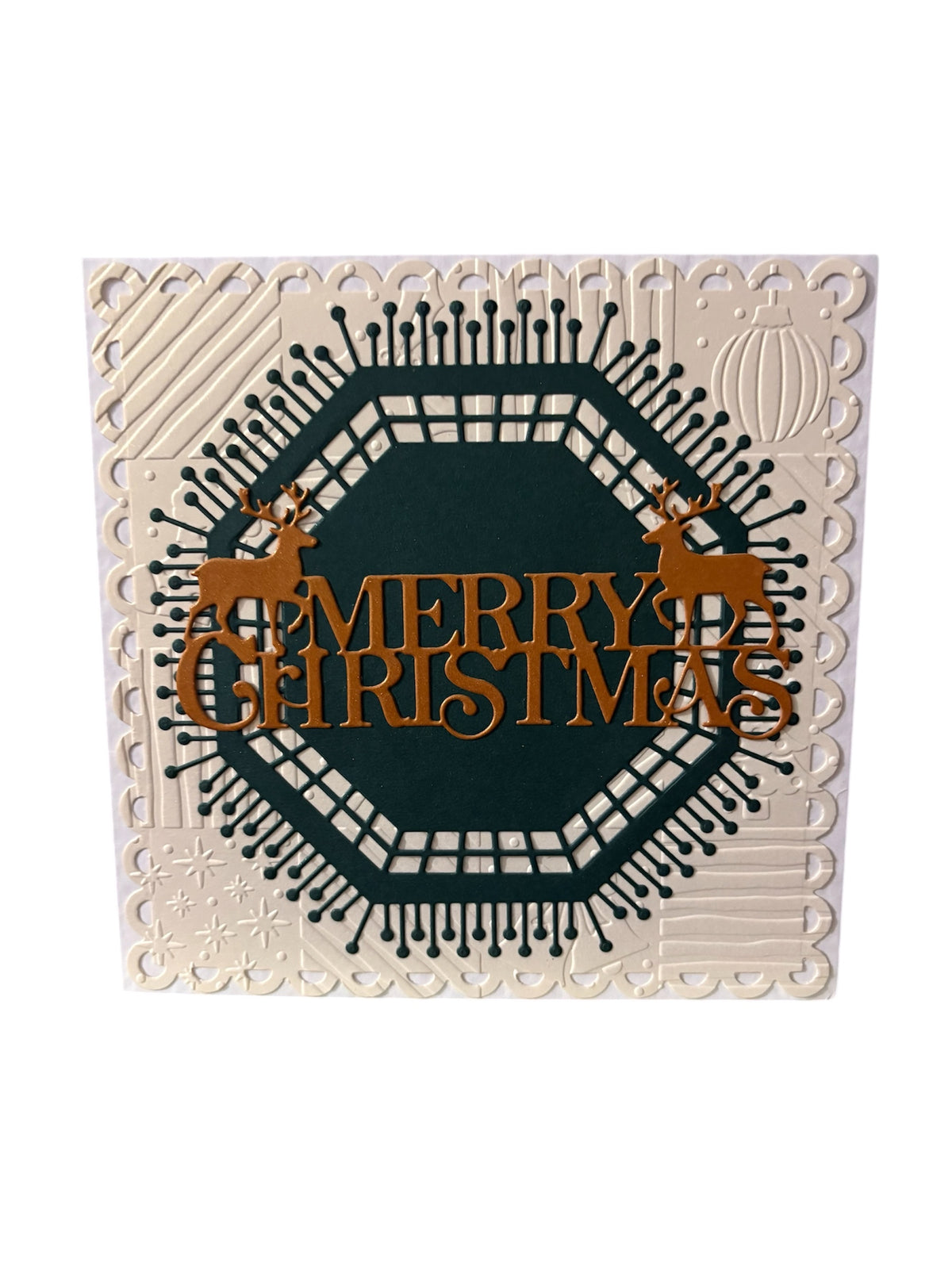 Rosie’s Crafts Merry Christmas Handmade Greetings Card