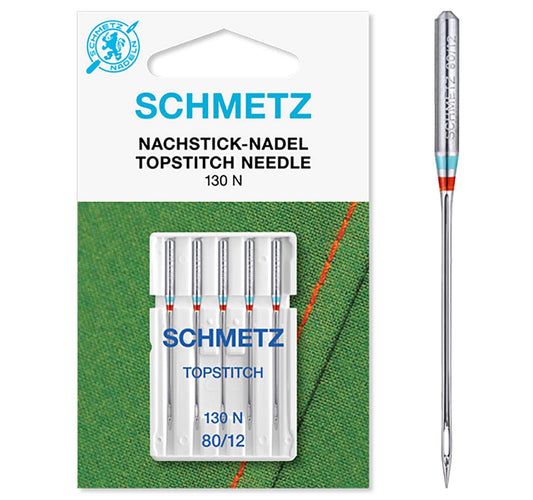 80(12) Schmetz Top-Stitch Needles - 5 Pack