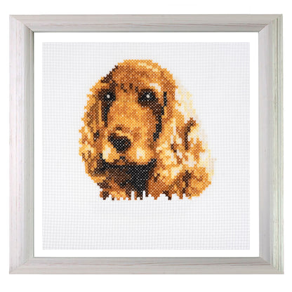Trimits Counted Cross Stitch Kit Mini Cocker Spaniel Dog