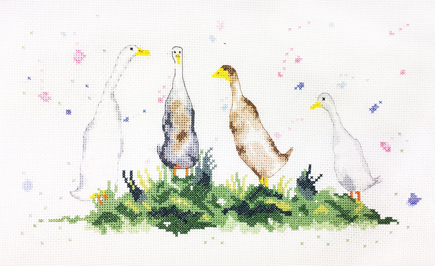 Gaggle of Geese Cross Stitch Kit