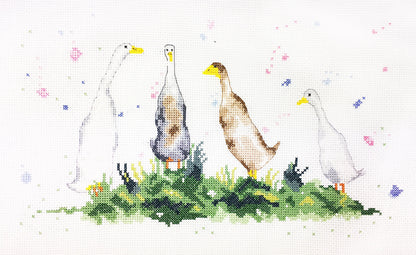 Gaggle of Geese Cross Stitch Kit