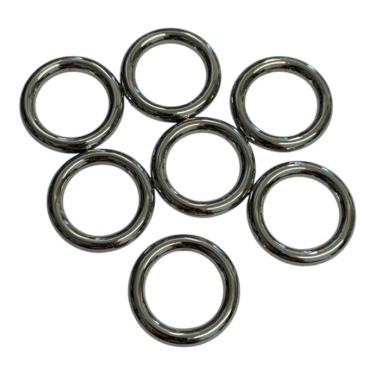 30mm Plastic Nickel Colour Ring