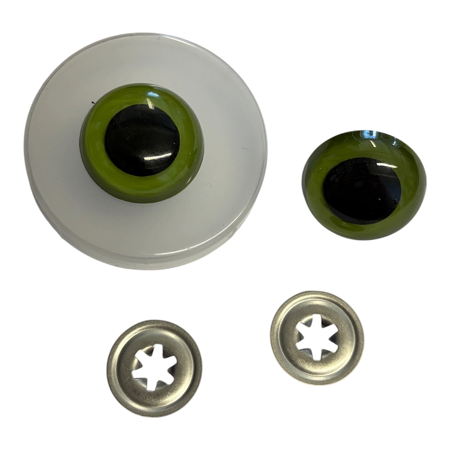 30mm Green/ Black Toy Safety Eye Pair