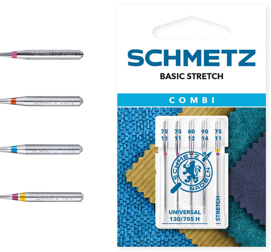 Schmetz Sewing Machine Needles - Combi Basic Stretch