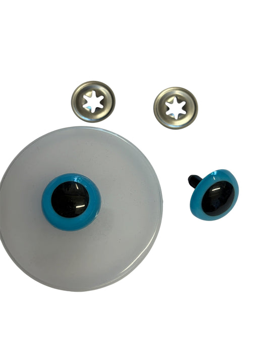 21mm Bright Blue Toy Safety Eye (pair)