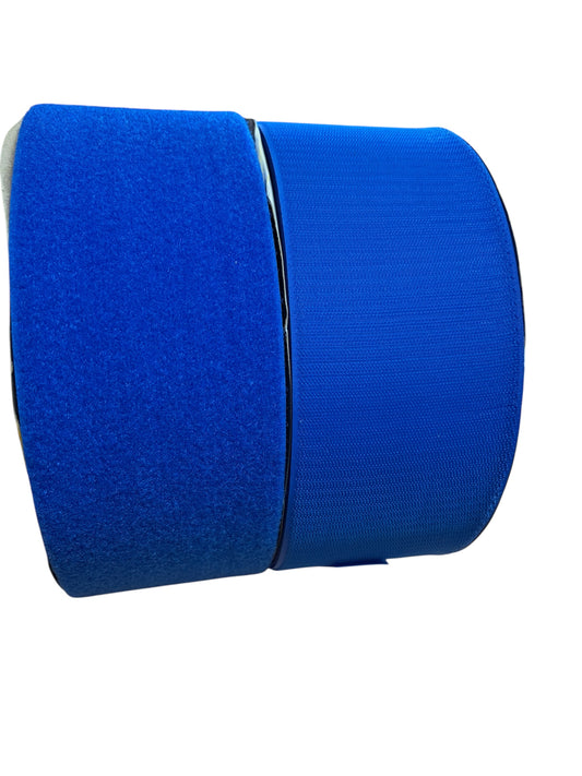 10cm/4” Royal Blue Hook and Loop Tape (price per 25cm)