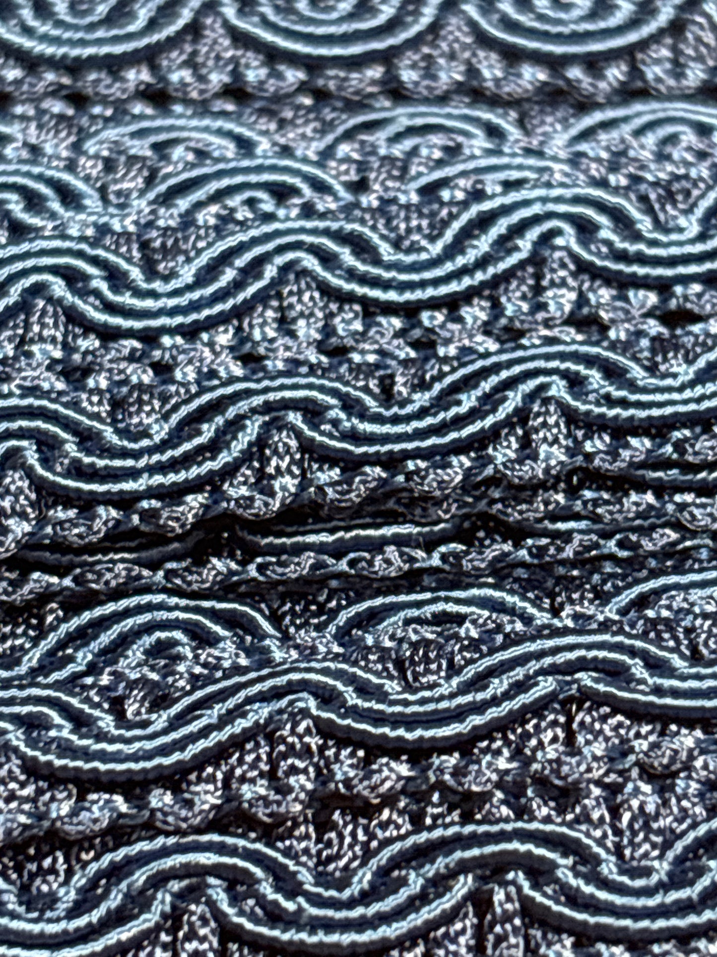 11mm Furnishing Braid - Denim Blue (Price per 25cm)