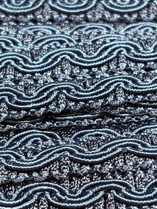 11mm Furnishing Braid - Denim Blue (Price per 25cm)