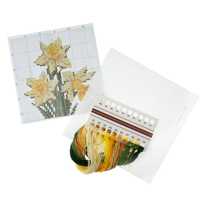Trimits Counted Cross Stitch Kit Mini Daffodil