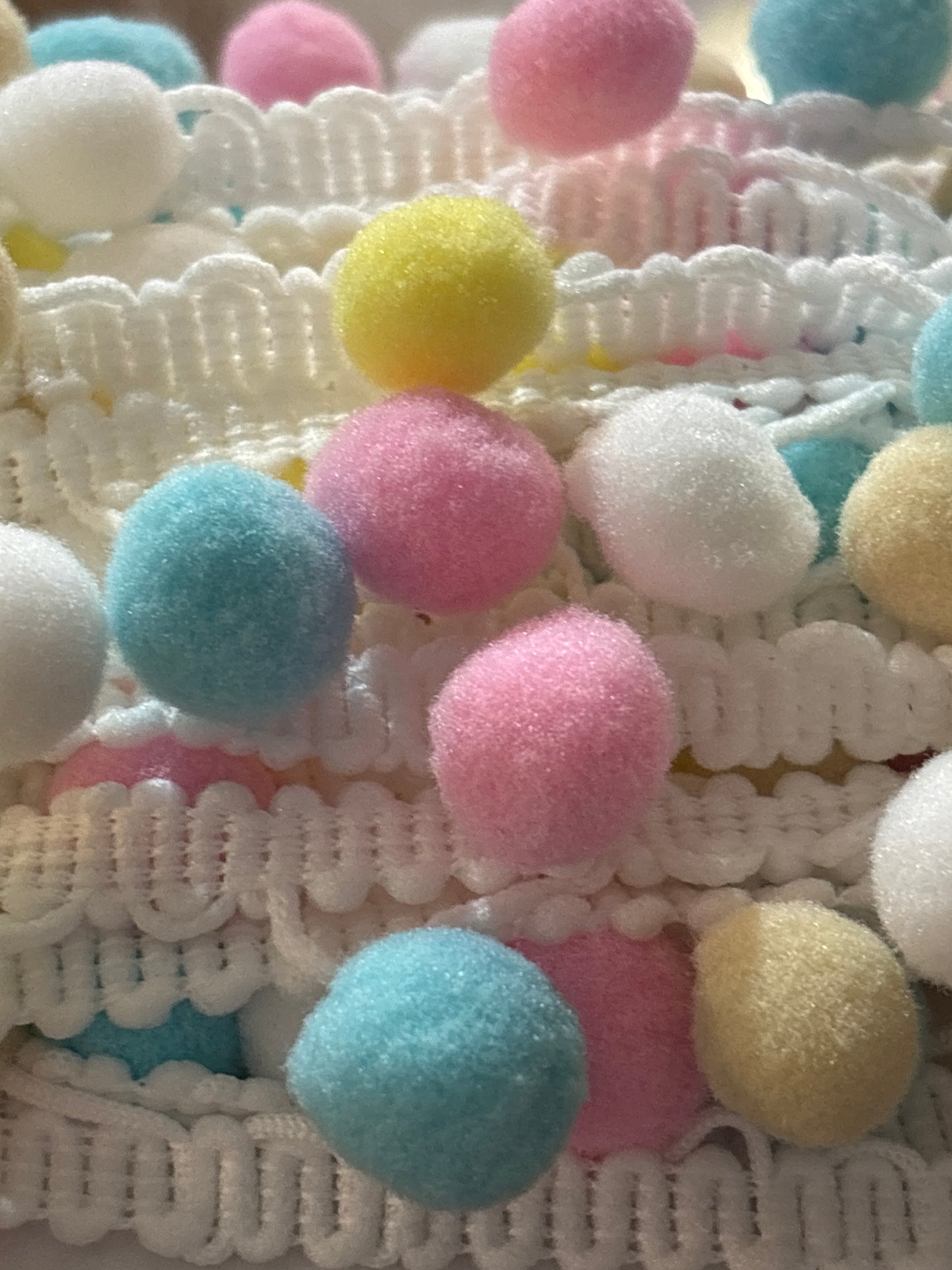 29mm Pom Pom Trim - 3 Colours (Price per 25cm)