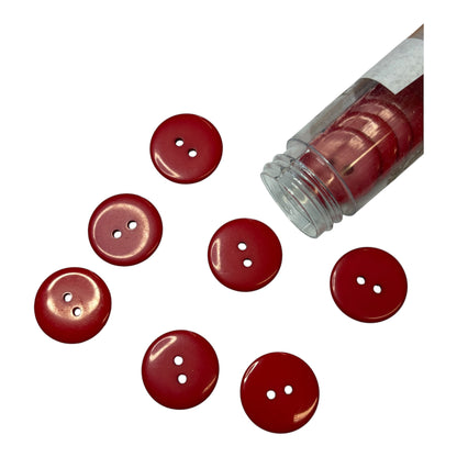21mm Plain Smartie Button (Various Colours)