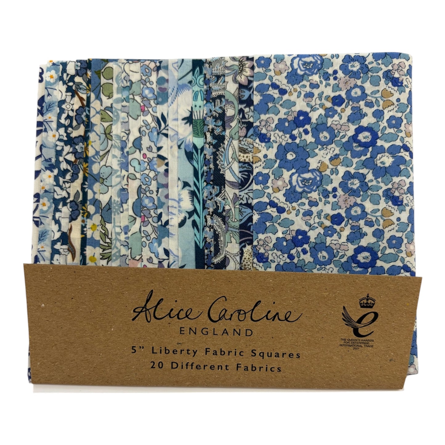 Alice Caroline Liberty 5” Fabric Squares 20pk (various colour-ways)