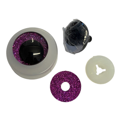 30mm Glitter Toy Safety Eye Pair (various colours)