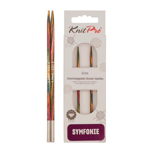 Knit Pro Symfonie 2 Circular Interchangeable Knitting Pins (Various Sizes)