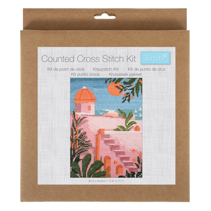 Trimits Large Holiday Counted Cross Stitch Kit