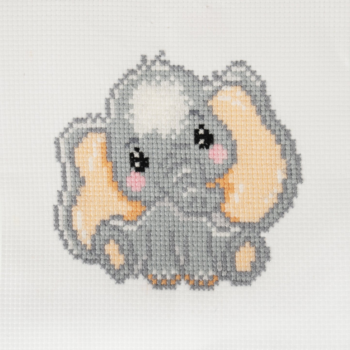 Counted Cross Stitch Kit: Mini: Elephant