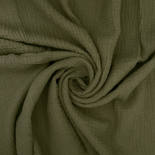 Double Gauze Plains (Various Colours, Priced per 25cm)