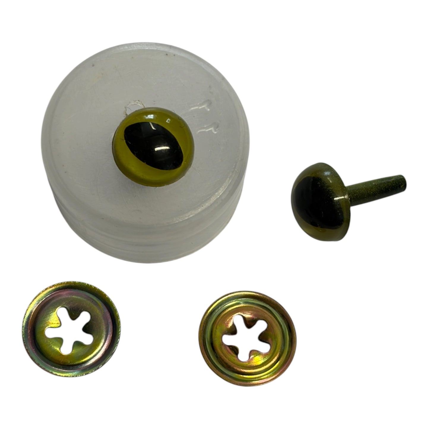 6mm Green Cat Safety Eye Pair