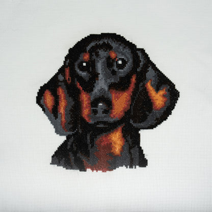 Trimits Counted Cross Stitch Kit Mini Dachshund