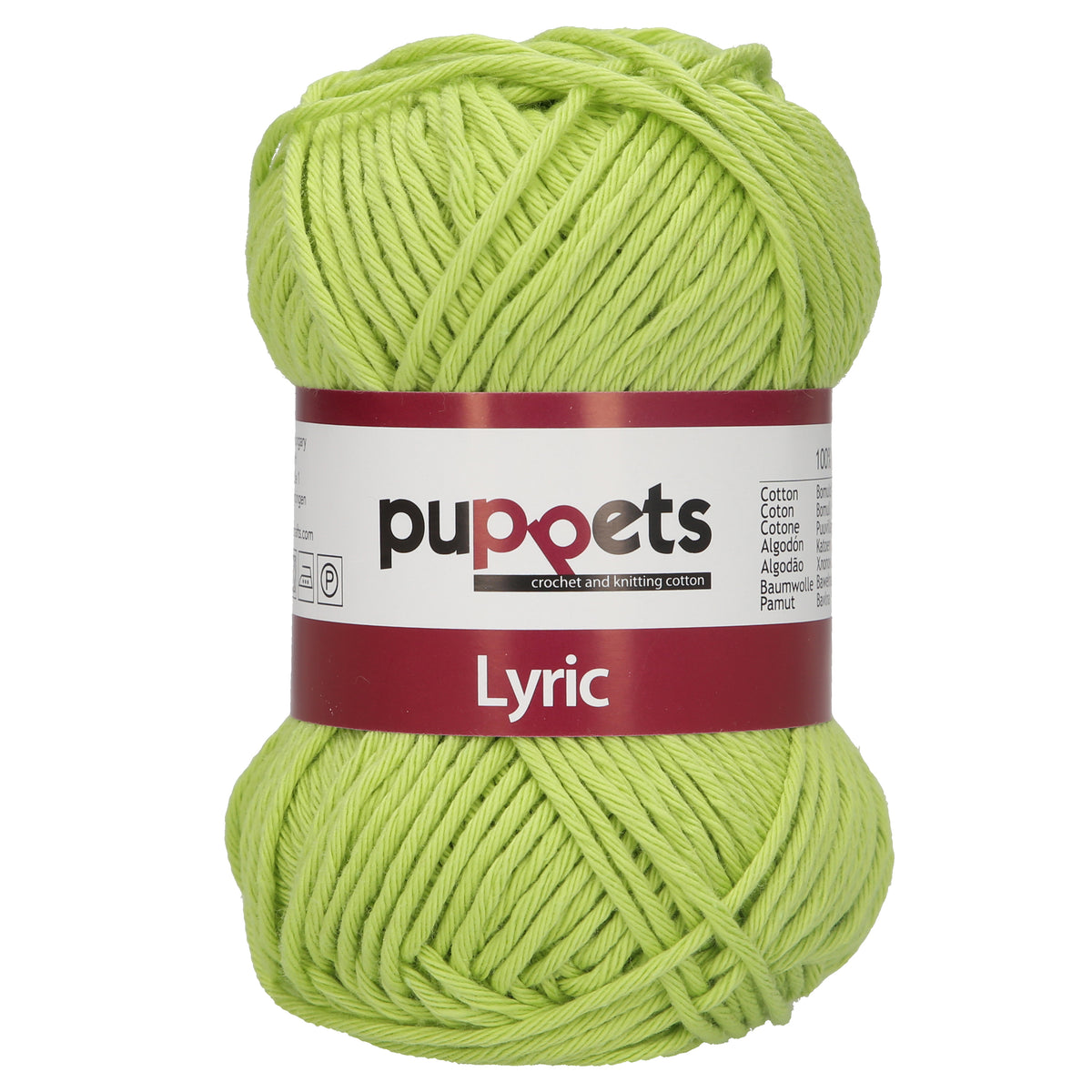 Puppets Lyric No. 8 DK Cotton Yarn 50g (Various Colours)
