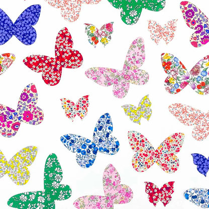 Alice Caroline Liberty Pre - Cut Fabric Butterflies (various colours)