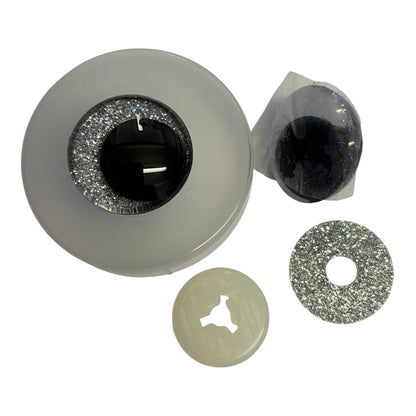 30mm Glitter Toy Safety Eye Pair (various colours)