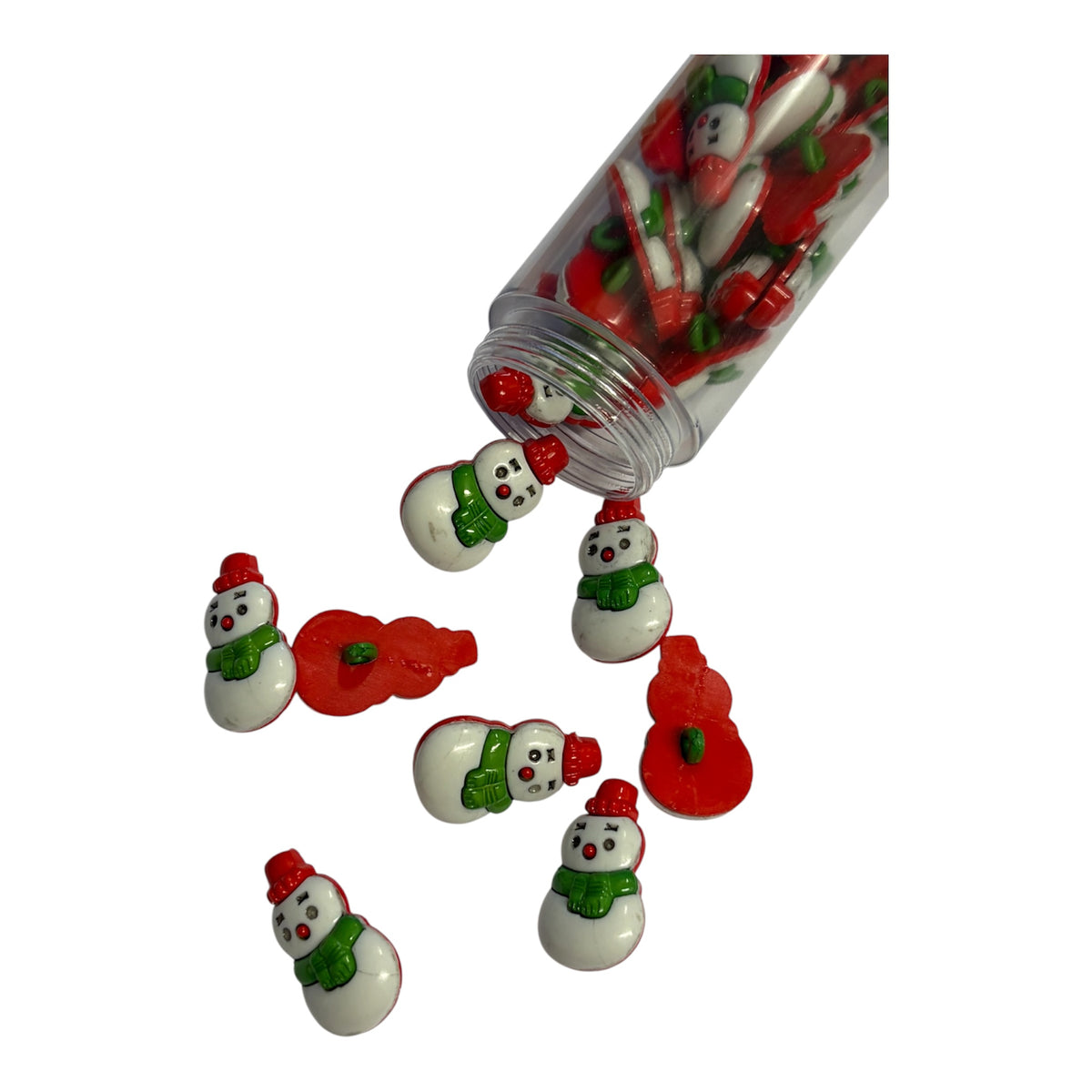 28mm Snowman Shankback Button