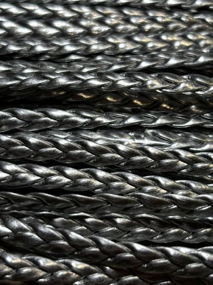 5mm PVC Plait Braid - 10 Colours Available (Price Per 25cm)