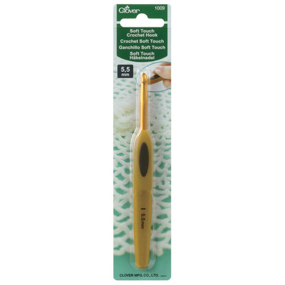 Clover Crochet Hook: Soft Touch: (0.5mm to 6mm)