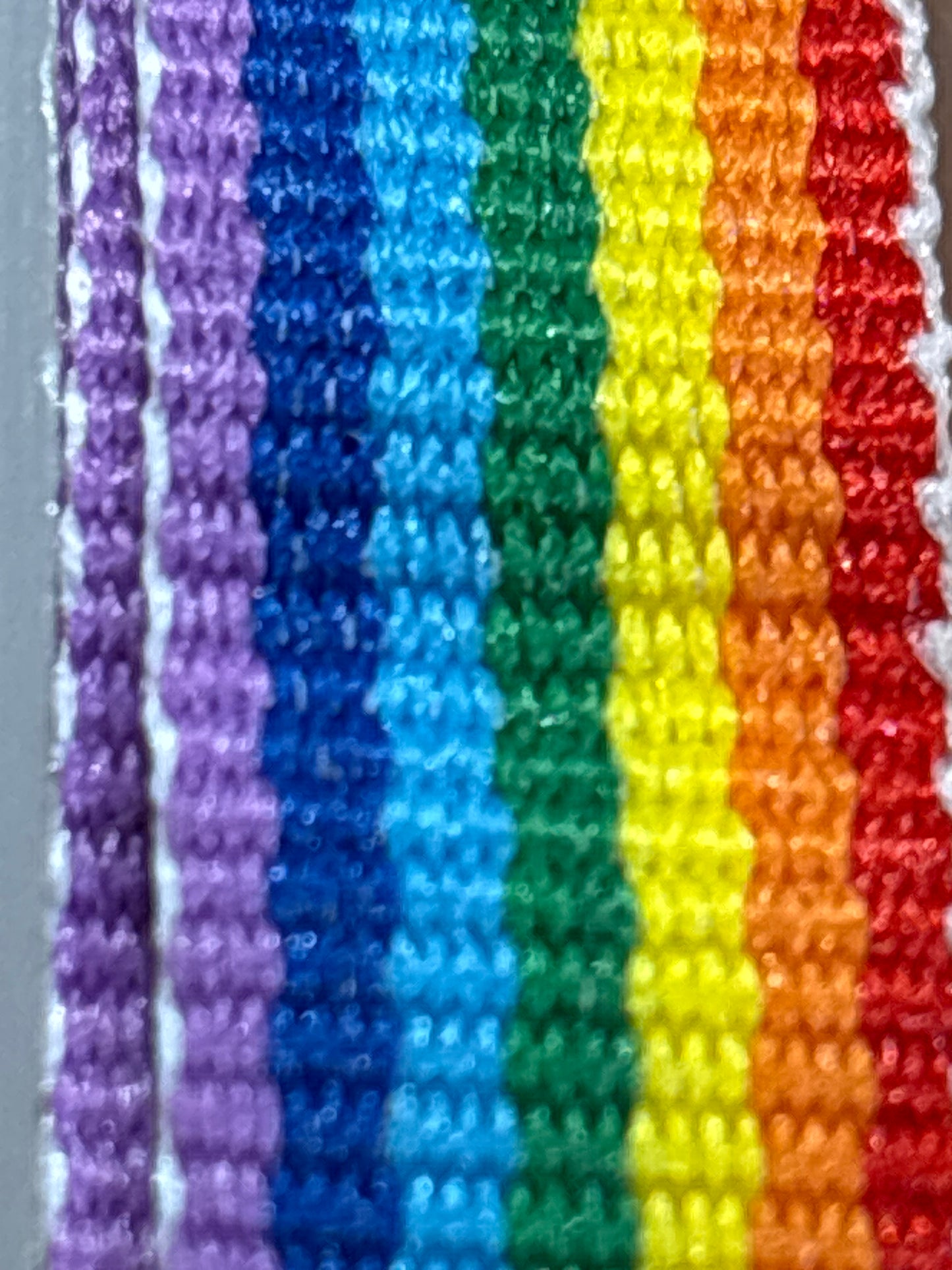 10mm Rainbow Grosgrain Ribbon (Price per 25cm)
