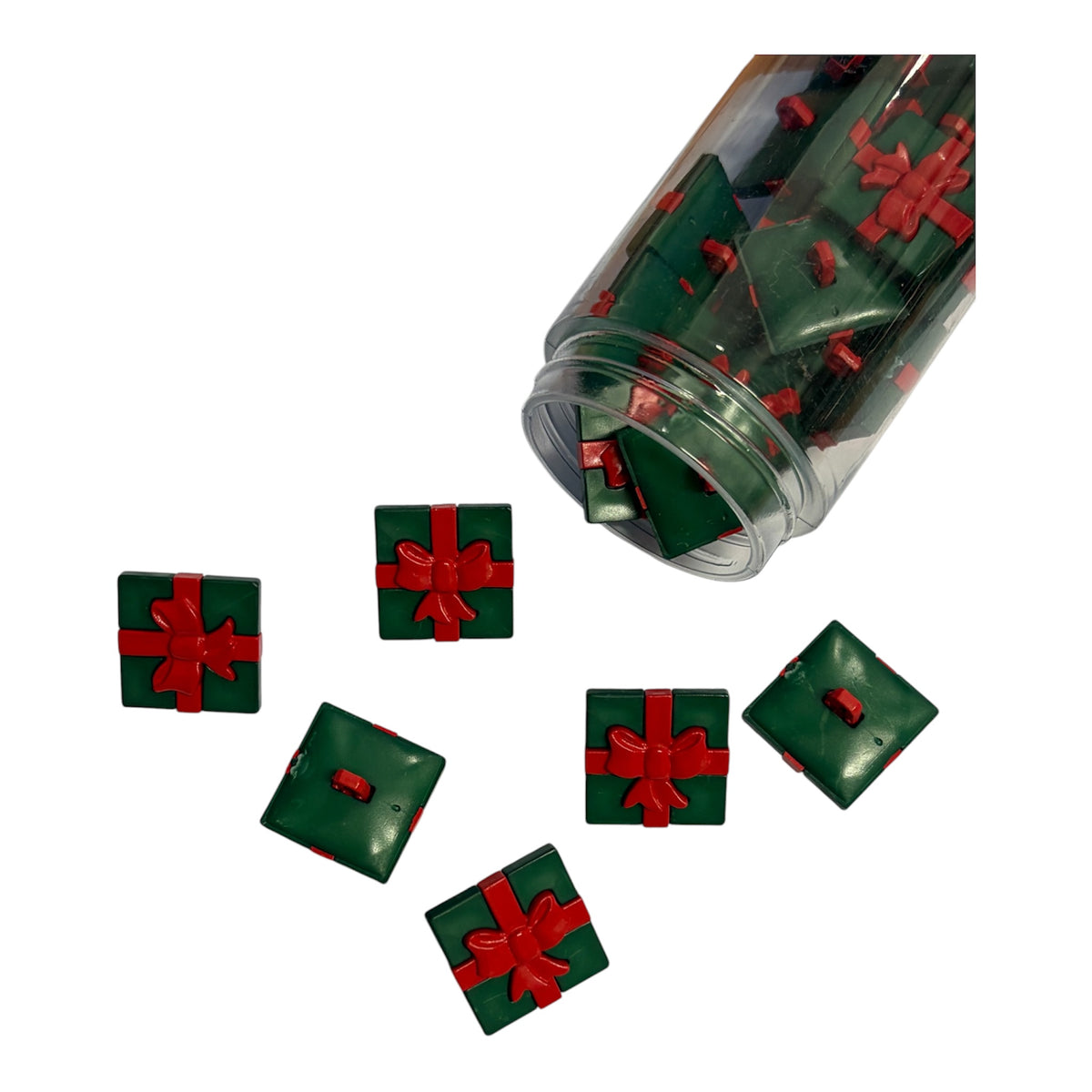 19mm Christmas Parcel Shankback Button