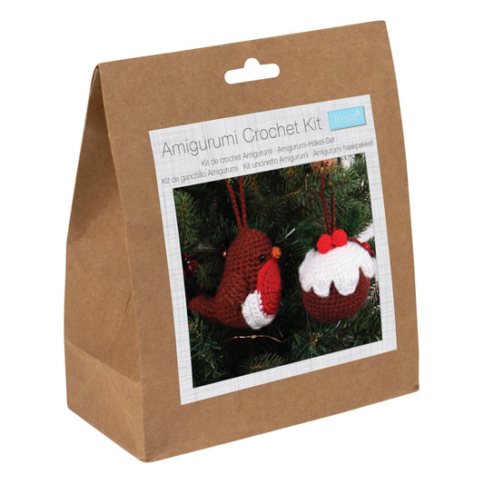 Trimits Robin and Pudding Amigurumi Crochet Kit