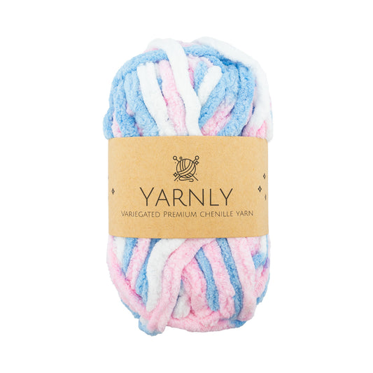 Yarnly Variegated Chenille Yarn (various colours)