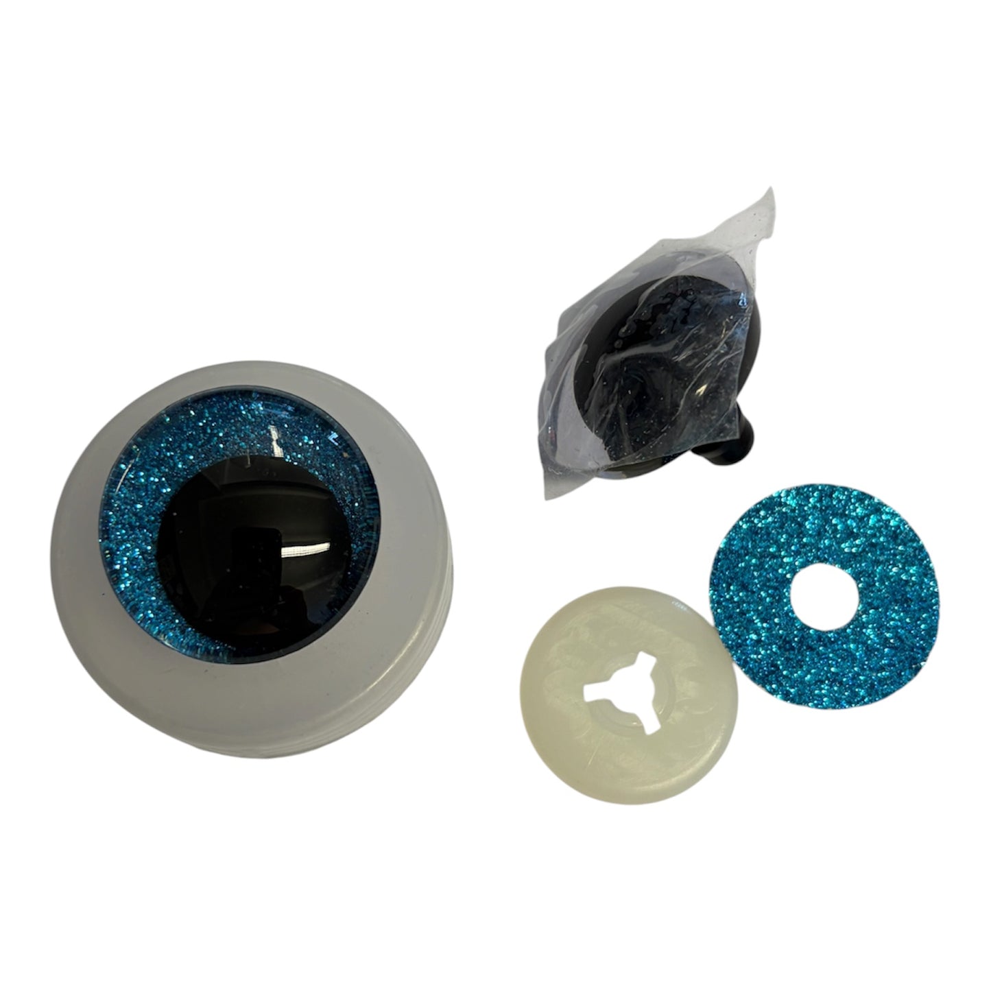 30mm Glitter Toy Safety Eye Pair (various colours)
