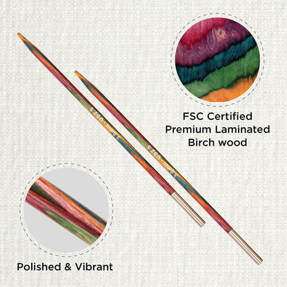 Knit Pro Symfonie 2 Circular Interchangeable Knitting Pins (Various Sizes)