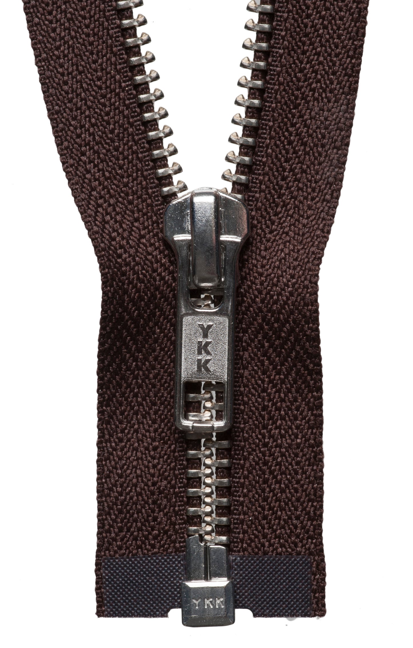 YKK 61cm/ 24” Metal Open End Zippers (Various Colours)