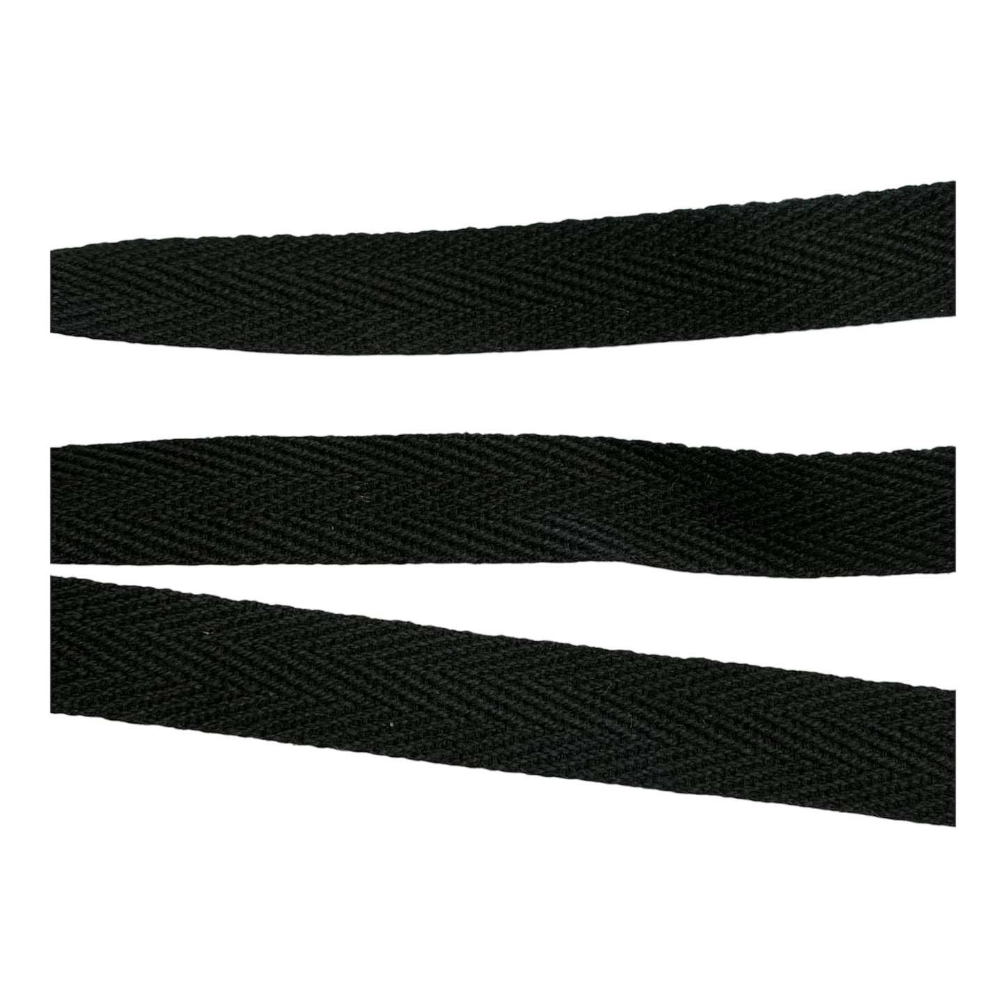 13mm Black Herringbone Tape (price per 25cm