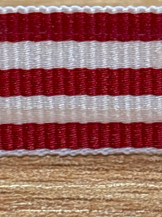 10mm Striped Grosgrain Ribbon (Price per 25cm)