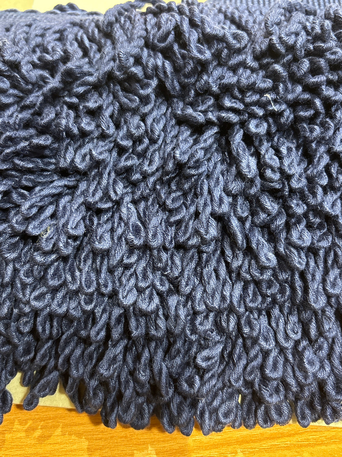 90mm Navy Heavy Twist Fringe (Price per 25cm)