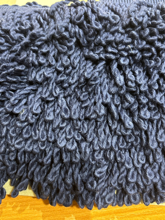 90mm Navy Heavy Twist Fringe (Price per 25cm)