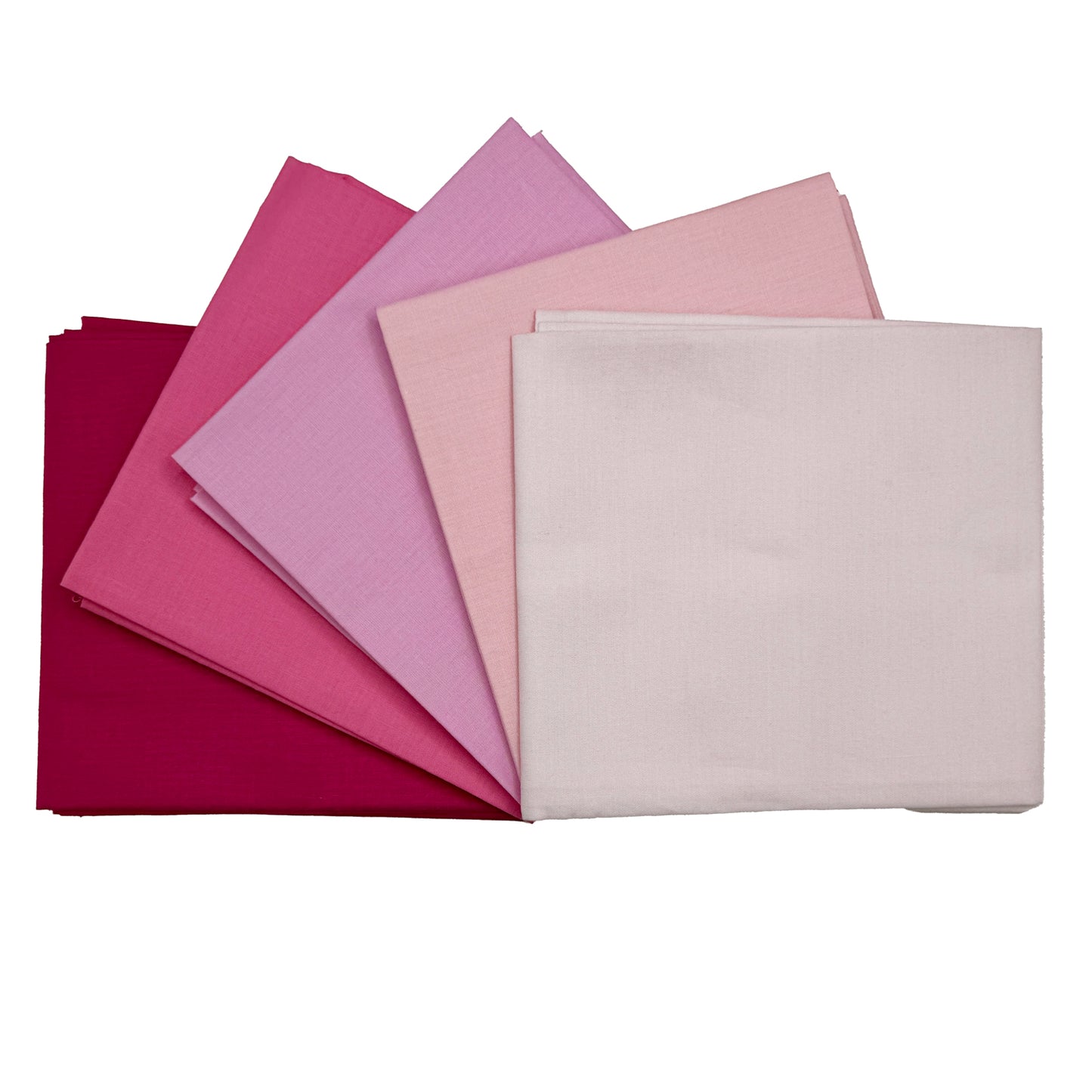 Pure Percale 100% Cotton Fat Quarter Bundles (various colours)